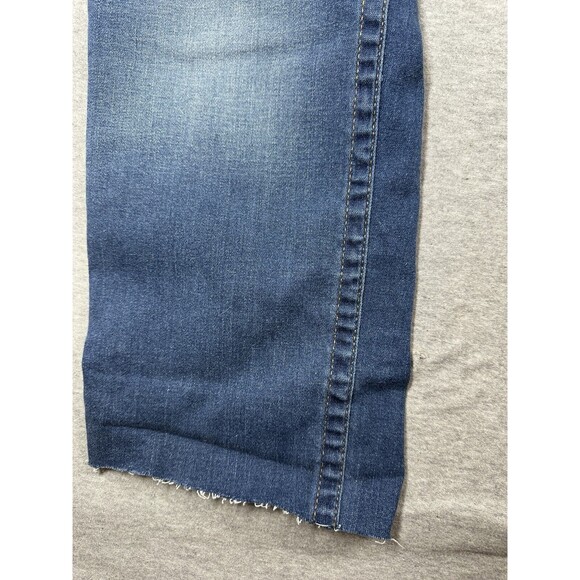 True Religion Section Skinny Flap Pocket Men’s Blue Jeans Size *ALTERED 36x26 - Picture 5 of 8